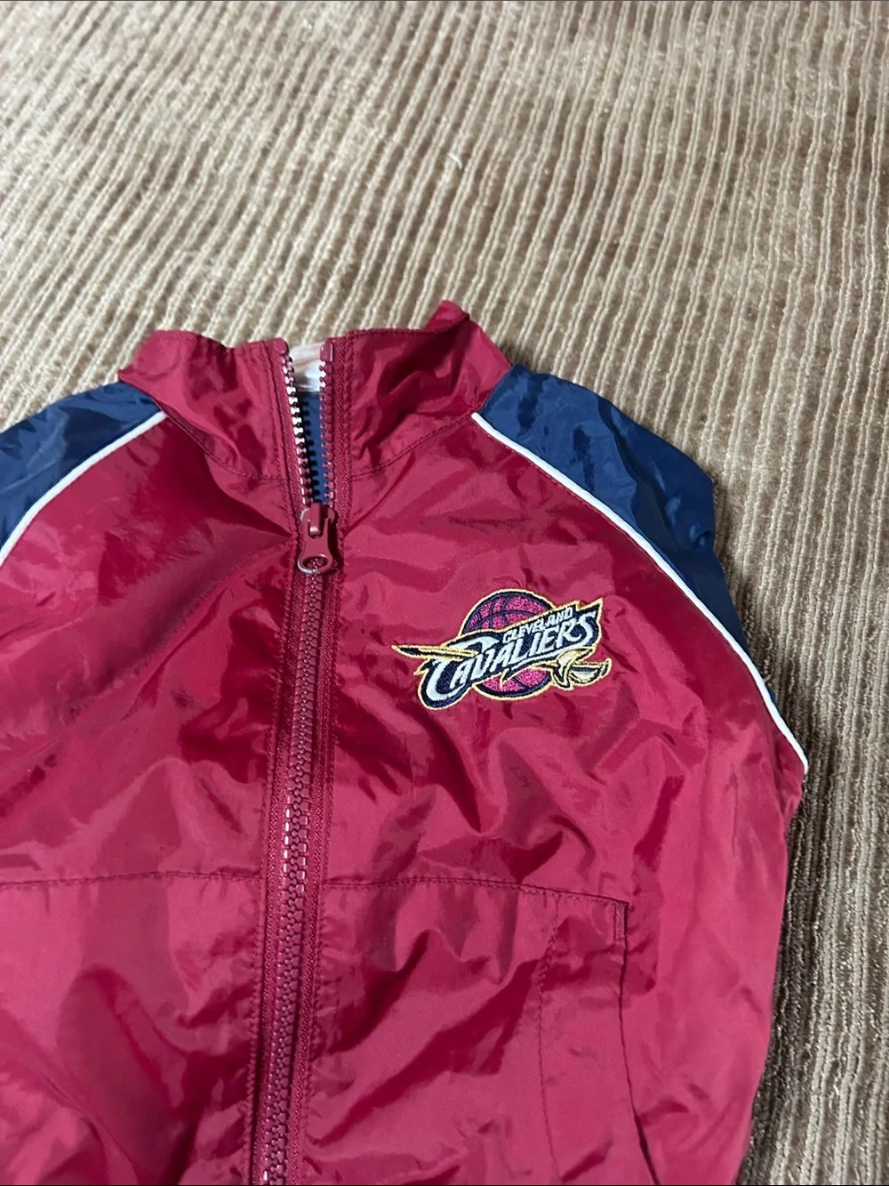 VTG Kids Cavaliers Windbreaker Set embroidered logo 90s official NBA tag 12mths